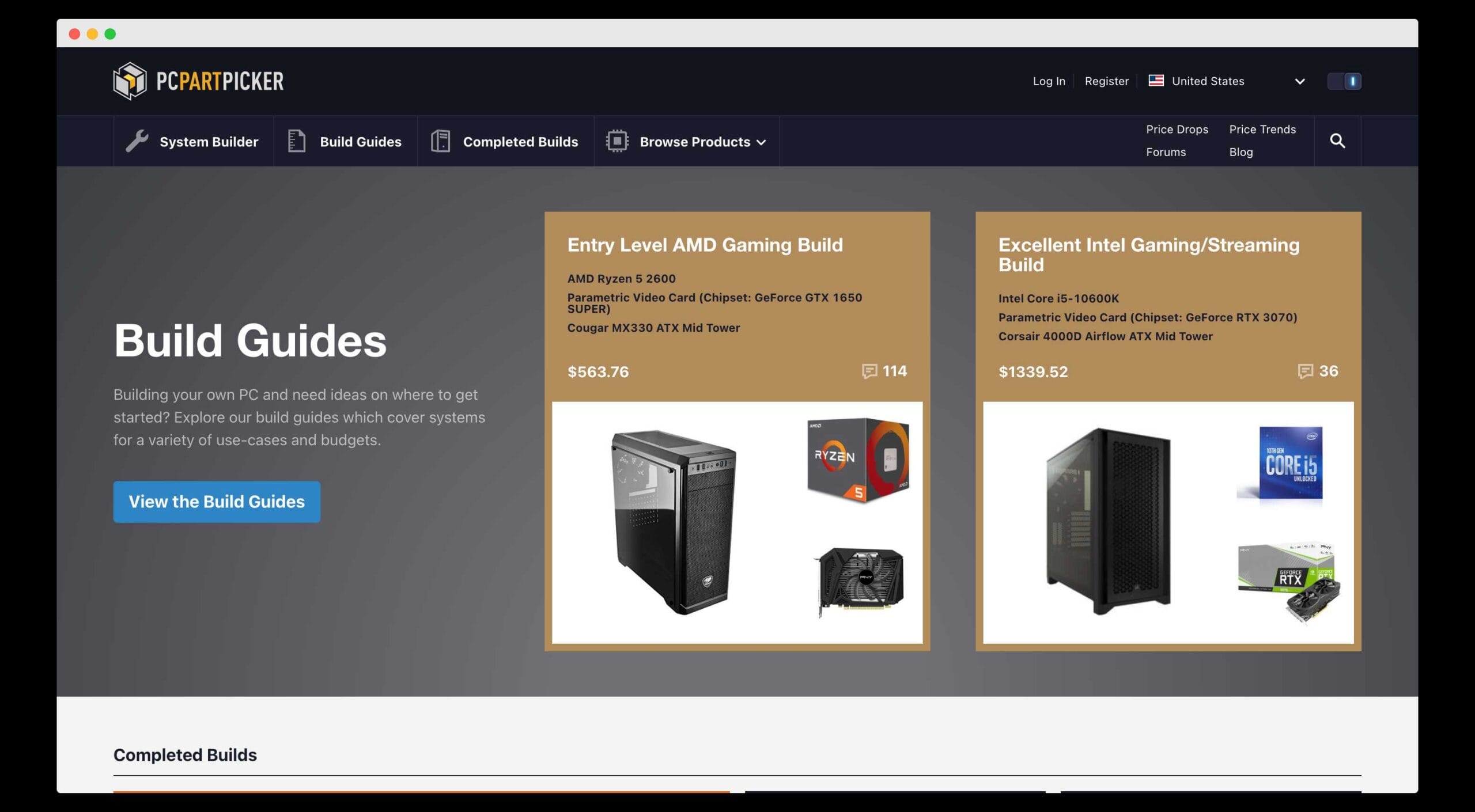 PCPartPicker, A powerful custom pc builder website with legacy compatibility